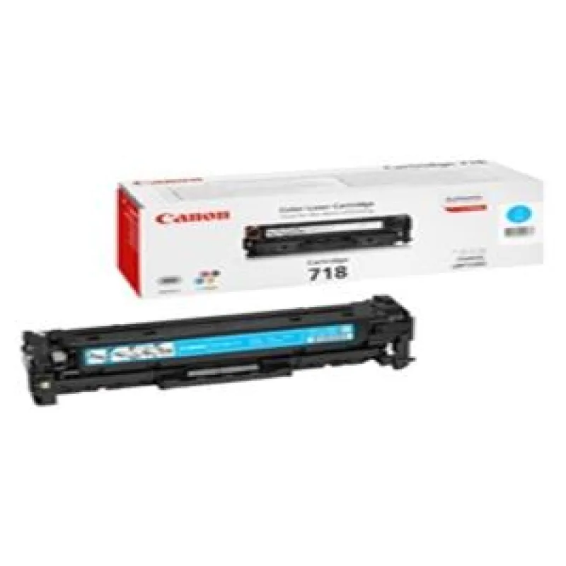 Canon toner CRG-718C, azúrový 2661B002