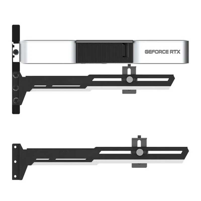 1stCOOL GPU Holder - držiak VGA kovový nastaviteľný čierny UP-H02-B