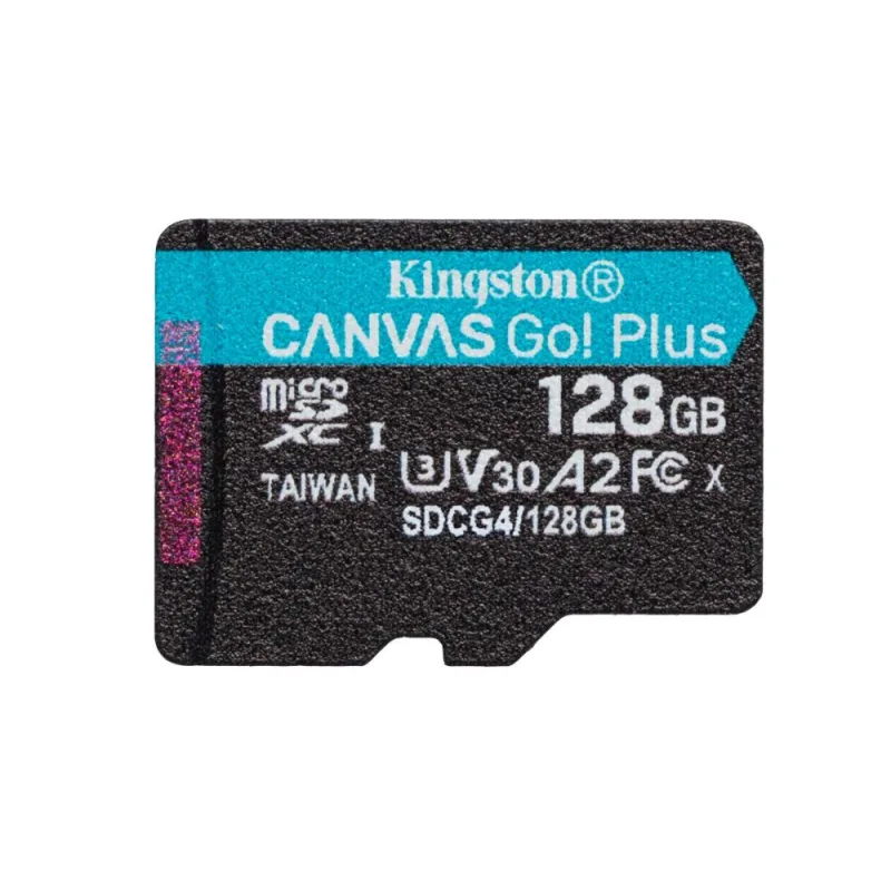 Kingston Canvas Go Plus A2/ Micro SDXC/ 128GB/ UHS-I U3 / Class 10 SDCG4…