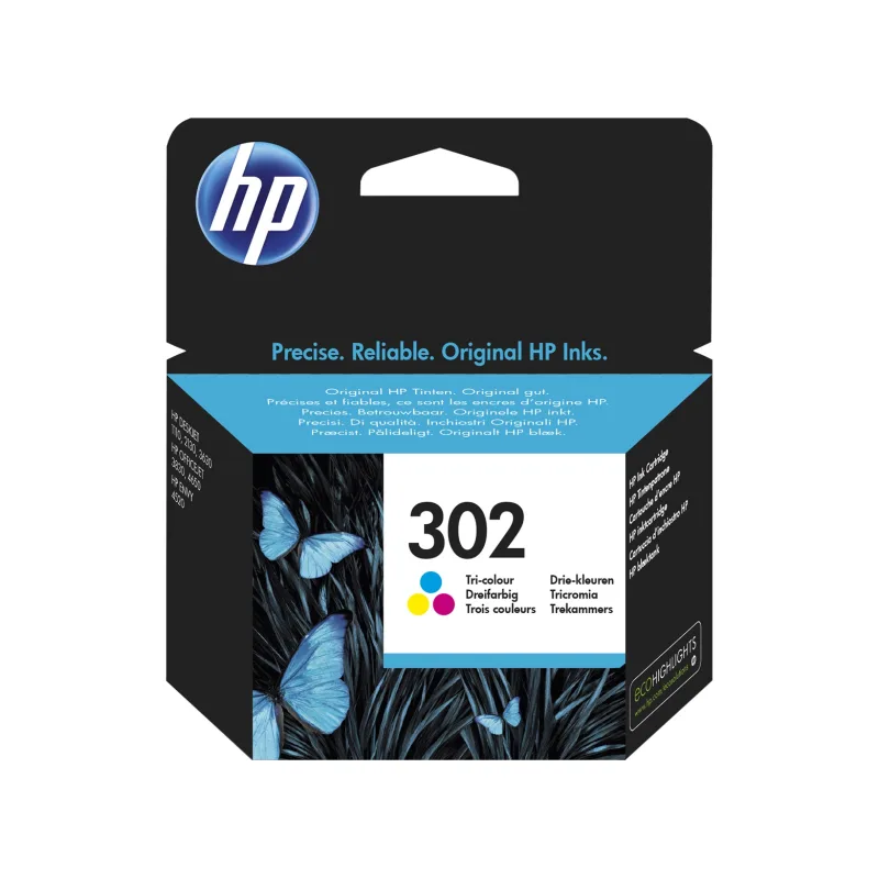 HP 302 3farebná kazeta, F6U65AE F6U65AE