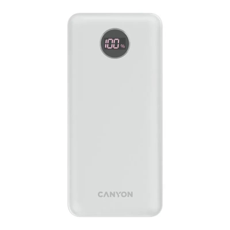 Canyon PB-2002, Powerbank, Li-Pol, 20.000 mAh, Digitálny displej, Vstup:…