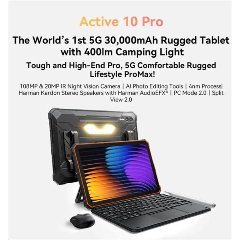 Blackview Active 10 Pro Rugged Tab 12GB/512GB, 10.95" FHD IPS 90Hz…