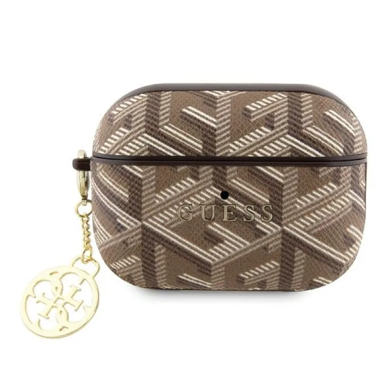 Guess GUAP2PGCE4CW puzdro na kryt AirPods Pro 2 - hnedé GCube Charm