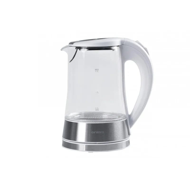 Orava VK-4017 W rychlovarná konvice, 2200 W, 1.7 l, skleněná, LED…