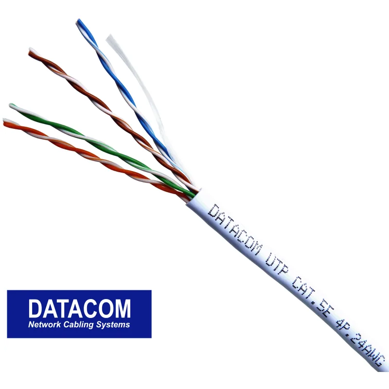 DATACOM UTP Cat5e PVC kábel 305m (drôt), biely 1107