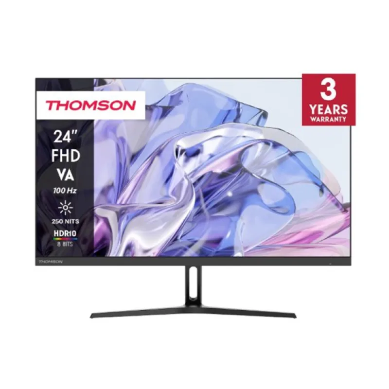 Thomson M24FB2Y14 - 23,8" FHD, VA, 100Hz, 5ms, 250cd, 4000:1, HDMI, VGA, 3Yr