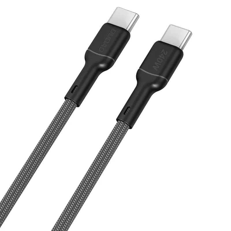 Dudao L9C Max 240W PD USB-C – USB-C 2m kábel – čierny