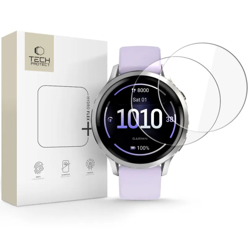 Tech-Protect Hydro flex+ 2-balenie hydrogélovej fólie pre Garmin Venu 41 mm