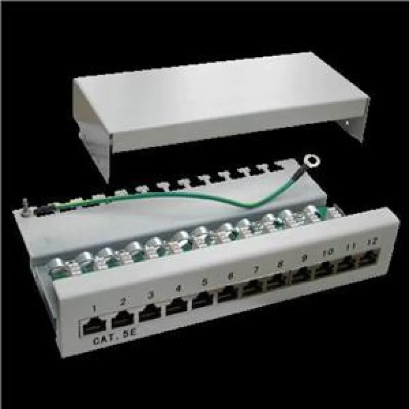 Patch panel Box 12-port Cat5E STP na stenu 4041