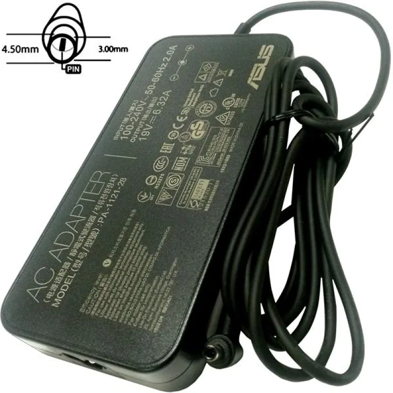ASUS AC NAPÁJACÍ ADAPTÉR 120W 20V 3pin 4,5 x 3,0mm neobsahuje PW CORD CEE…