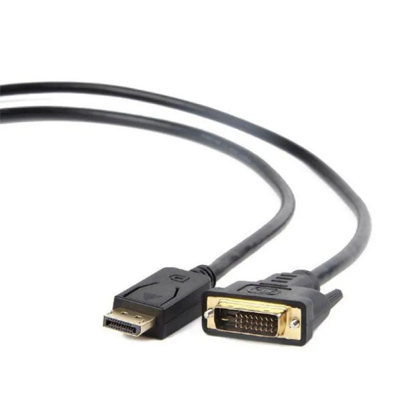 Gembird kábel DisplayPort (M) na DVI (M), 1.8 m, čierny CC-DPM-DVIM-6
