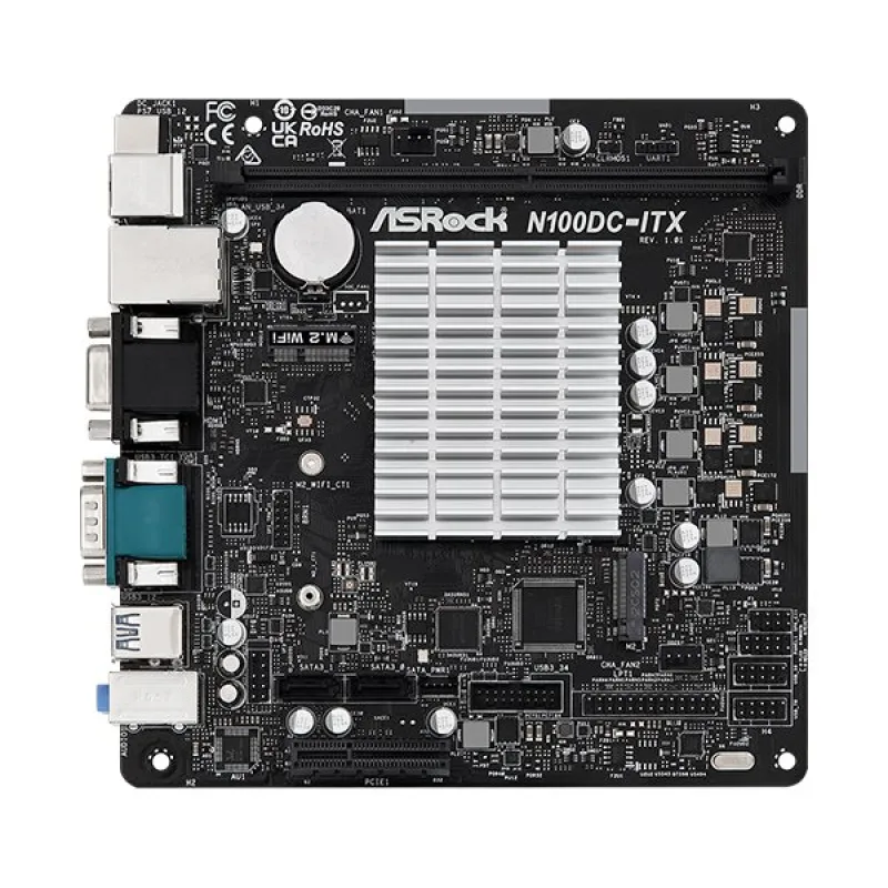 ASRock MB Alder Lake-N N100DC-ITX, Intel N100, 1xDDR4, 1xHDMI, 1xVGA,…