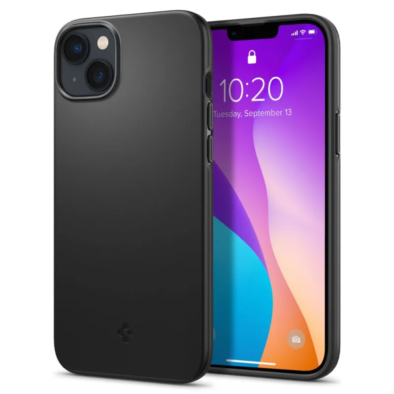 Puzdro Spigen Thin Fit na iPhone 14 Plus – čierne