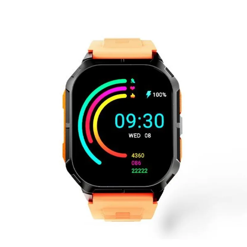 Inteligentné hodinky HiFuture FutureFit Ultra3 – oranžové