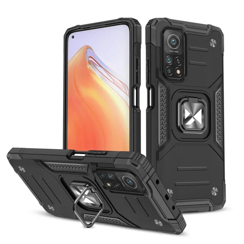 Wozinsky Ring Armor Tough Hybrid Case Cover + magnetický držiak Mi Poco M4 Pro 5G / Redmi Note 11 5G (Čína) / Redmi Note 11T 5G / Redmi Note 11S 5G či