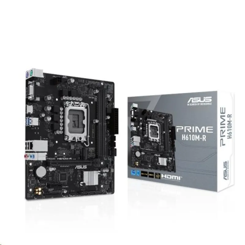 ASUS PRIME H610M-R soc 1700 H610 DDR5 mATX M.2 HDMI D-Sub DP 90MB1GL0…
