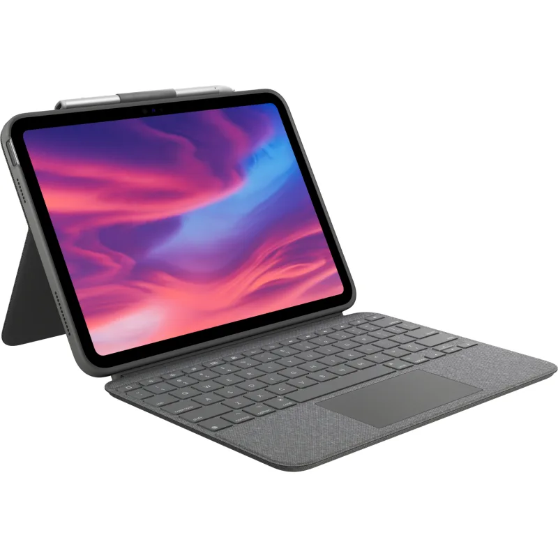 Logitech COMBO TOUCH pre iPad ( 10. gen. a A16) - šedá - US 920-011382