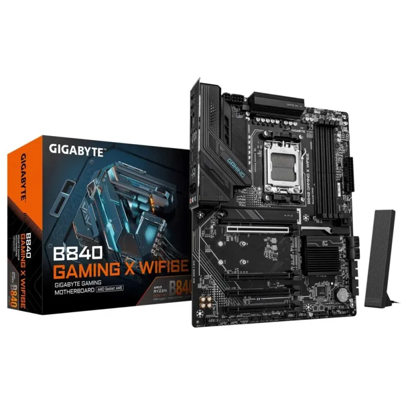 GIGABYTE MB Sc AM5 B840 GAMING X WF6E, AMD B840, 4xDDR5, WIFI, DP, …