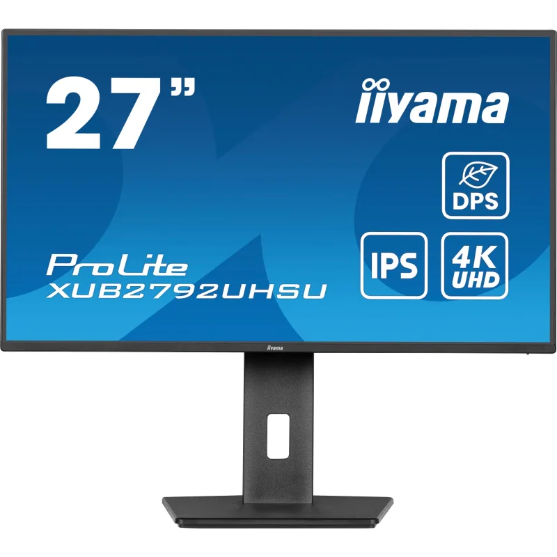 iiyama ProLite/ XUB2792UHSU-B6/ 27"/ IPS/ 4K UHD/ 60Hz/ 4ms/ Black/ 3R…