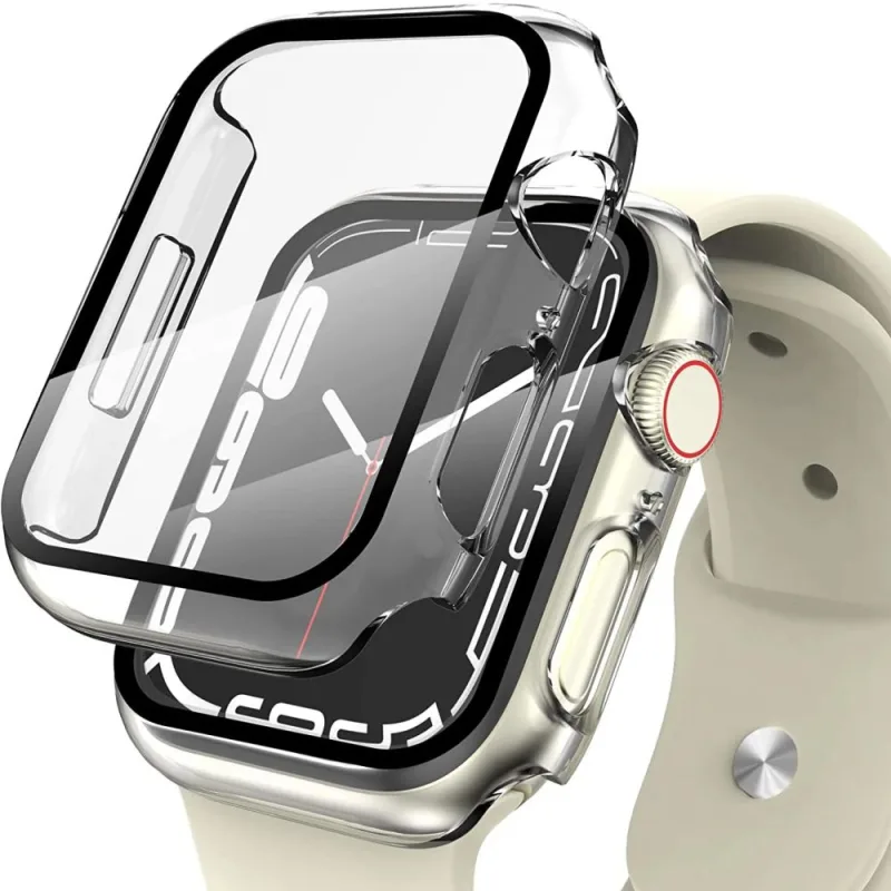 Puzdro Tech-Protect Defense360 pre Apple Watch 7/8/9 (41 mm) – priehľadné