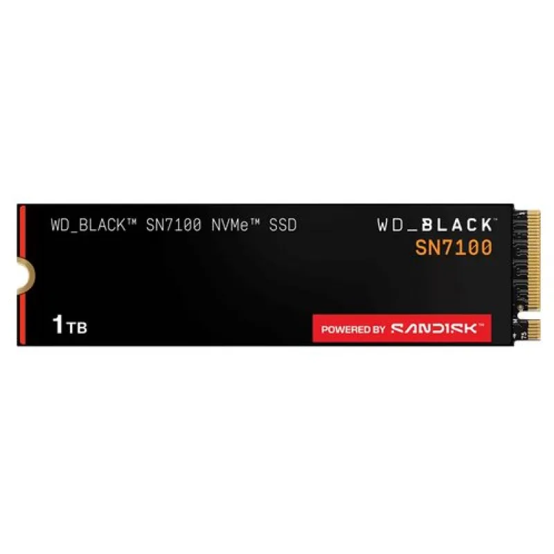 WD BLACK SN7100 SSD 1TB M.2 NVMe Gen4 POWERED BY SANDISK