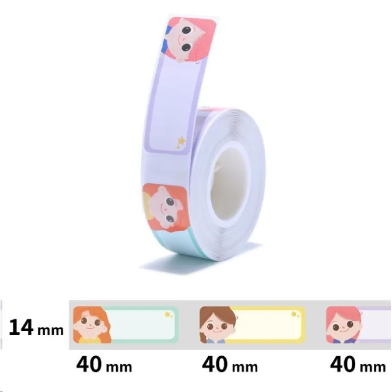 Niimbot štítky T 14x40mm 155ks Princezny pro D11, D11-M, D110, D110-H…