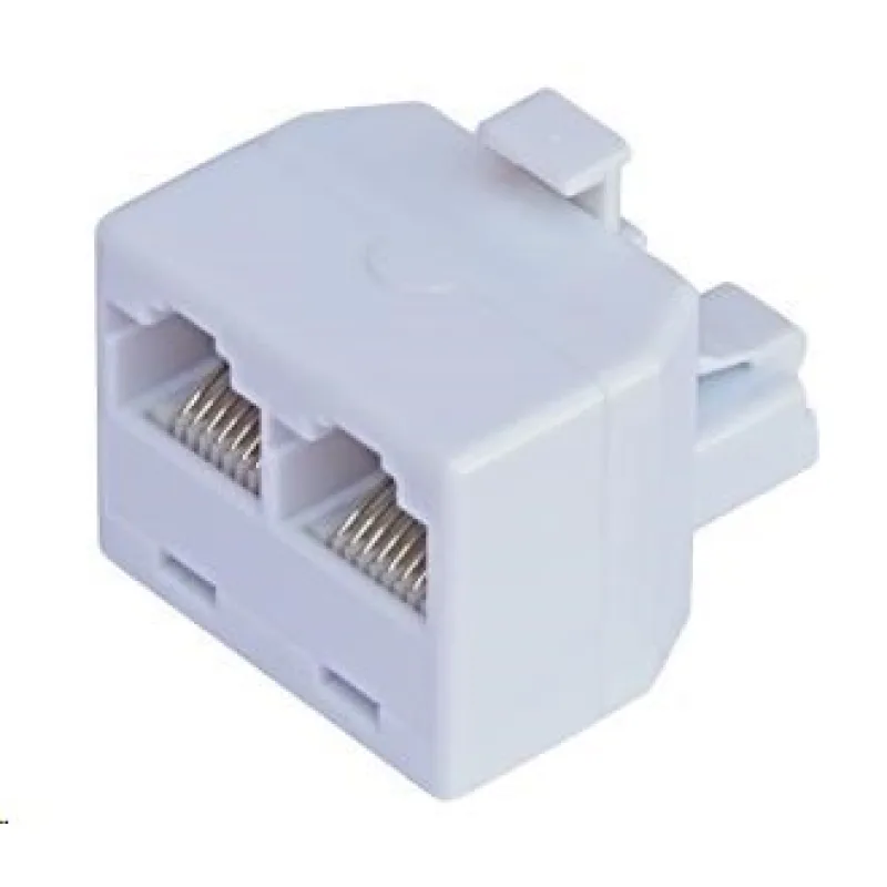 Rozdvojka RJ45, 1x8p8c/ 2x8p8c - telefonní ROZDV8/8