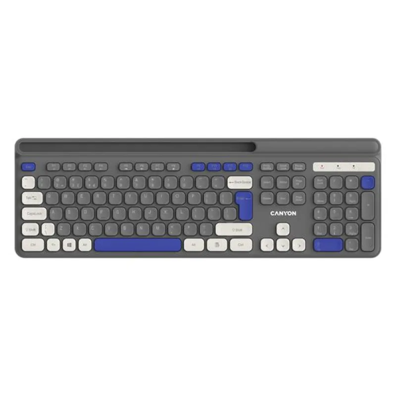 Canyon HKB-W03 bezdrôtová klávesnica 2.4GHz, plnohodnotná veľkosť, 105…