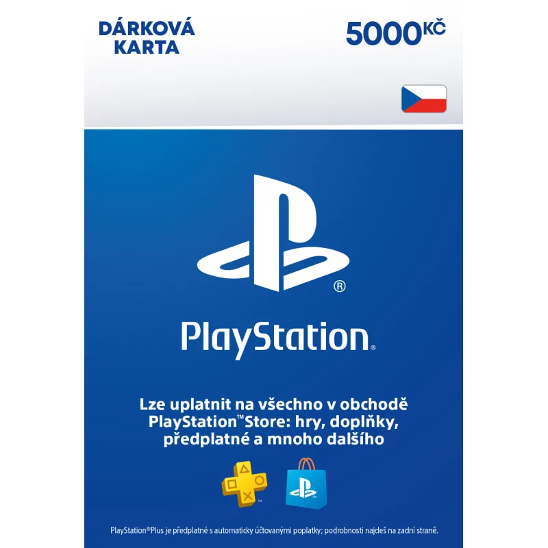 ESD CZ - PlayStation Store el. peněženka - 5000 Kč ESD_SCEE-CZ-00500000