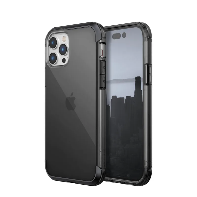 Pancierový kryt Raptic X-Doria Air Case na iPhone 14 Pro sivý