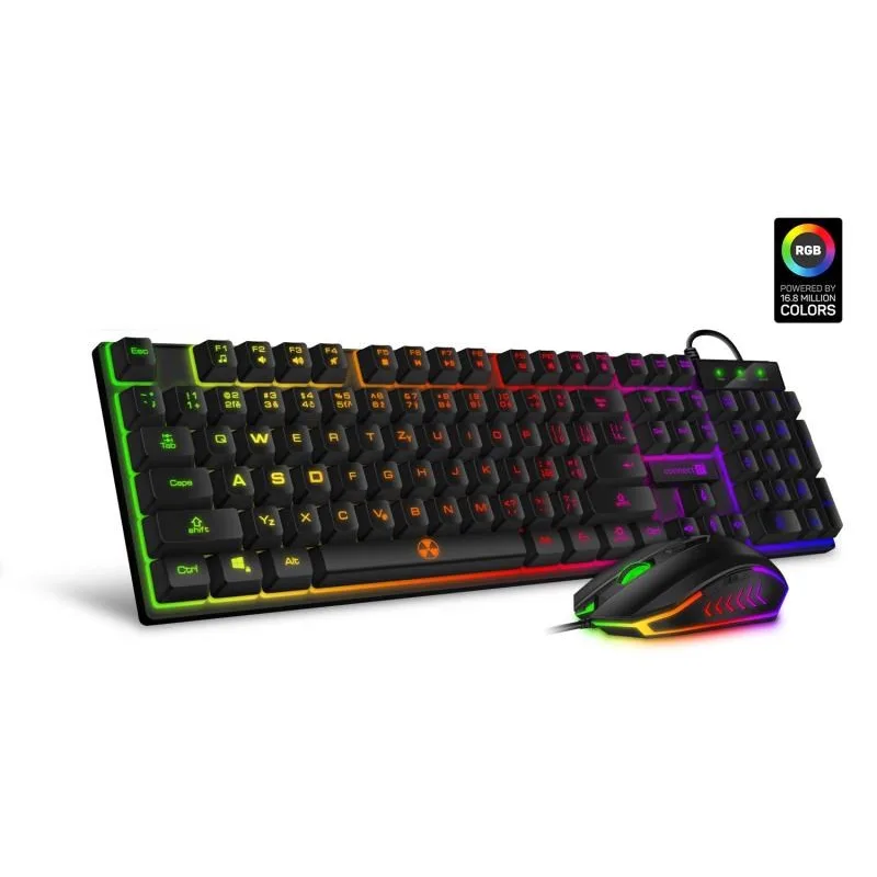 CONNECT IT BATTLE herní combo drátová klávesnice + myš, CZ + SK layout, …