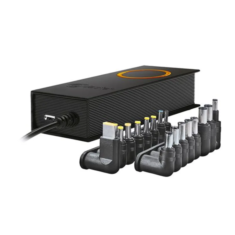 Solight univerzálny zdroj pre notebooky, 90W, 16 koncoviek, automatický…