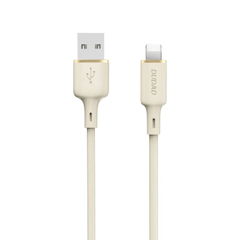 Dudao L7SL USB-A - Lightning 5A kábel 1m - béžový