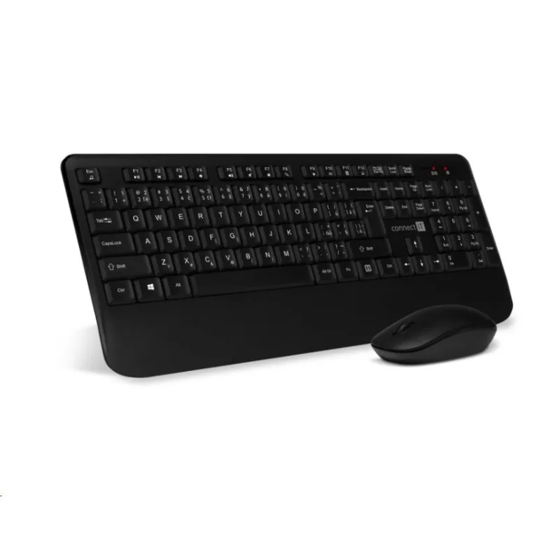 CONNECT IT Combo bezdrátová černá klávesnice + myš, CZ + SK layout CKM…