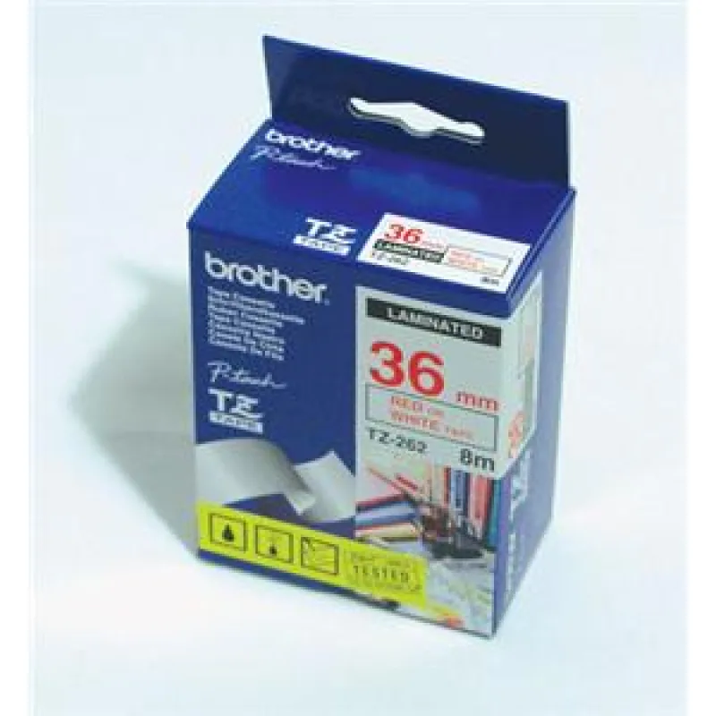 TZE-262, biela/ červená, 36mm TZE262