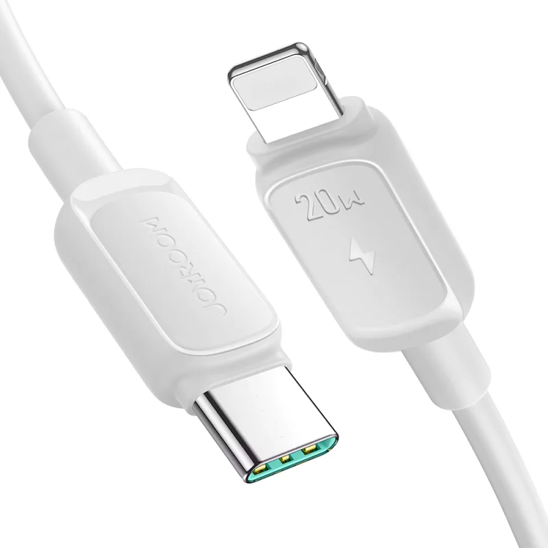 Joyroom Multi-Color Series A14 USB-C / Lightning 30W kábel 1,2 m - biely