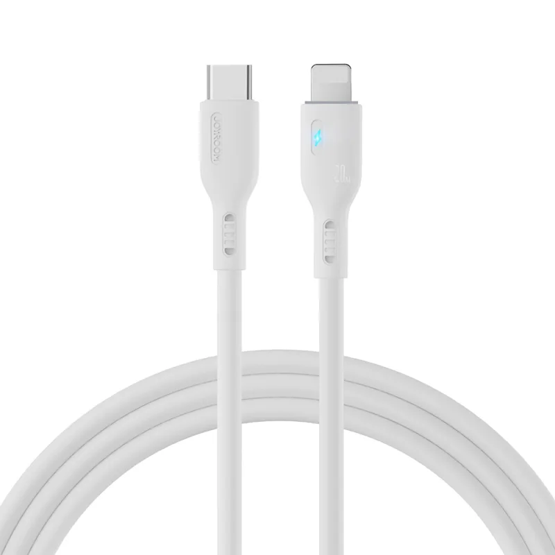 Kábel Joyroom Premium Series A13 Lightning / USB-C 20W 2m - biely