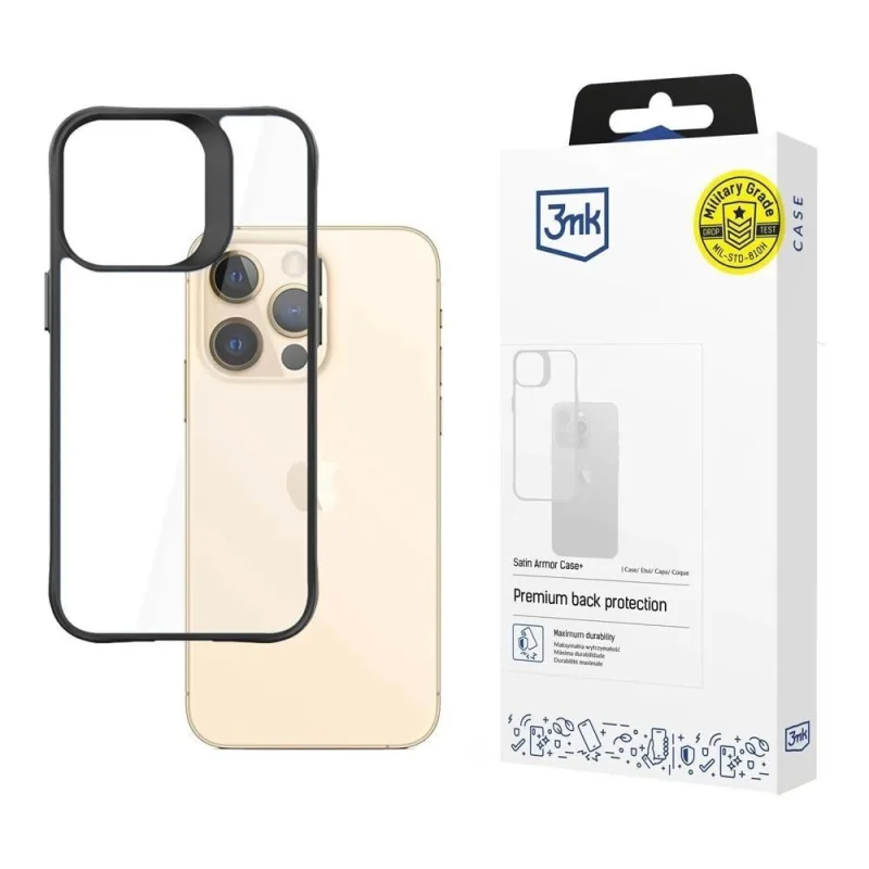 3mk ochranný kryt Satin Armor Case+ pro Apple iPhone 13 Pro 5903108441902