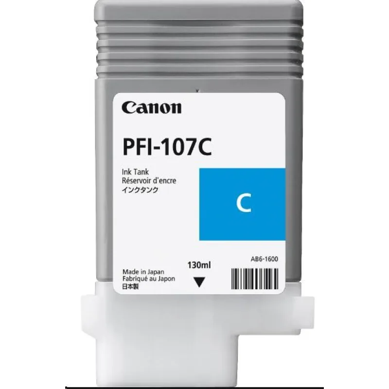 Atramentová kazeta Canon PFI-107 C 6706B001