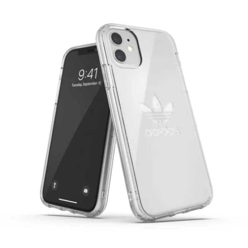 Adidas OR PC puzdro Veľké logo pre iPhone 11 – priehľadné