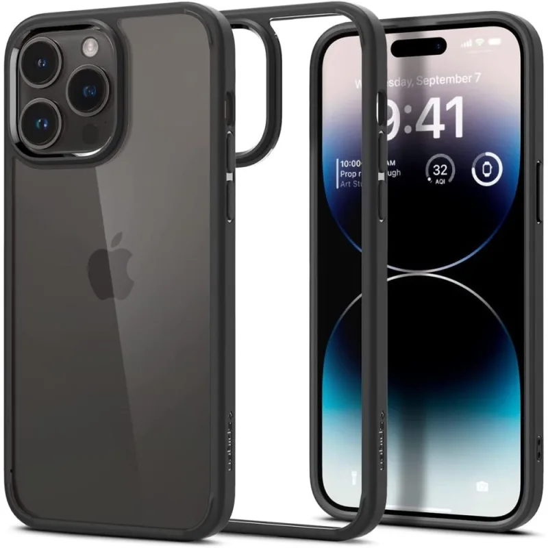Kryt Spigen Ultra Hybrid iPhone 14 Pro – matný čierny