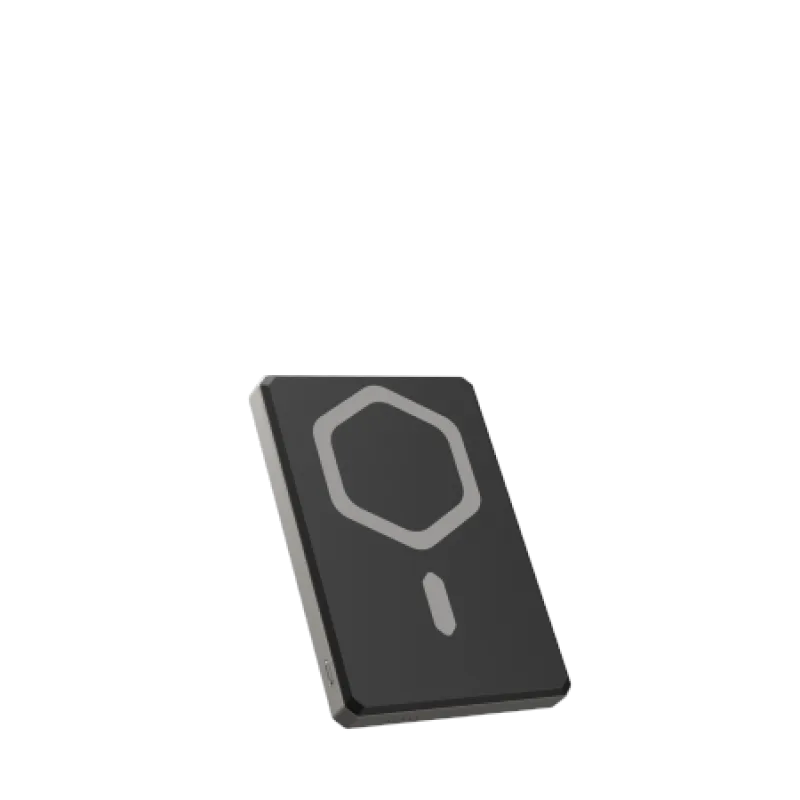 Powerbanka UAG Ultra Slim 5K 5000 mAh so stojanom 10W USB-C kábel kompatibilný s MagSafe - titán