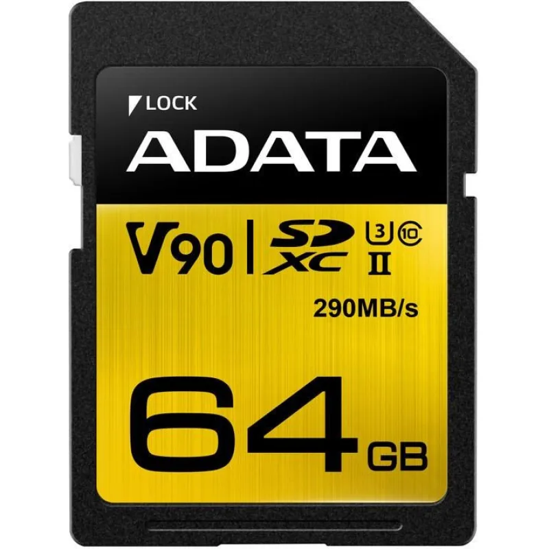 ADATA SDXC karta 64GB UHS-I U3 Class 10, Premier One…