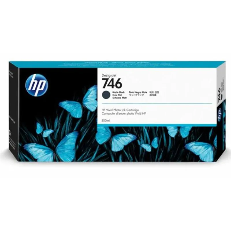 Atramentová náplň HP 746 - matná čierna P2V83A