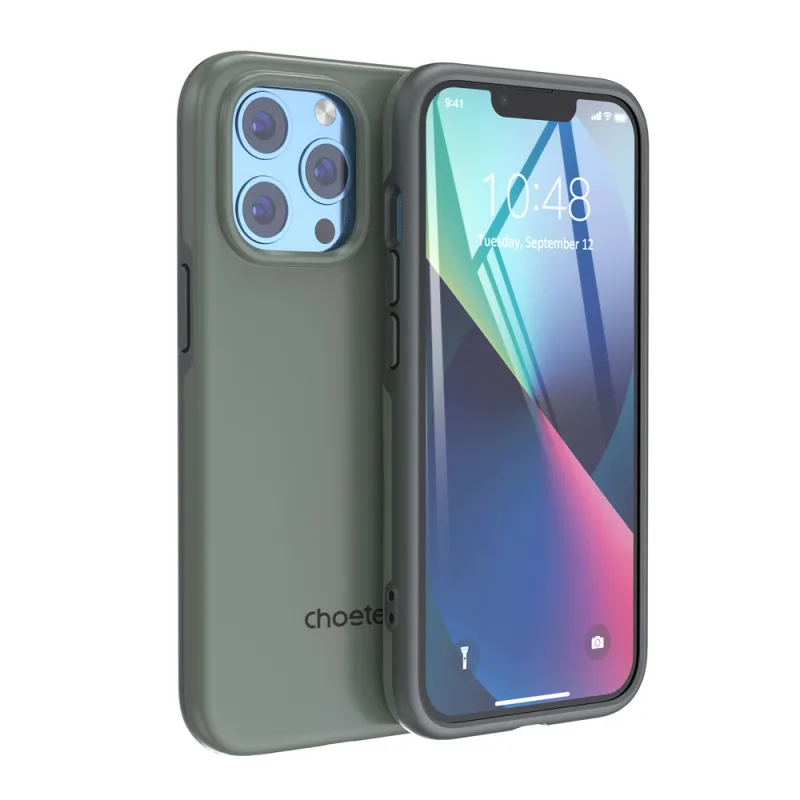 Choetech MFM ochranný kryt proti pádu pre iPhone 13 Pro Max zelený (PC0114-MFM-GN)