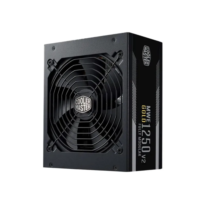 Cooler Master zdroj 1250W MWE Gold, 140mm, 80+ Gold, Plně modulární, …
