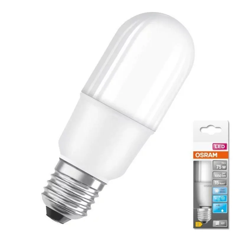 OSRAM LED STAR E27 9W/ 840 LEDSTICK75W studená 355558,50