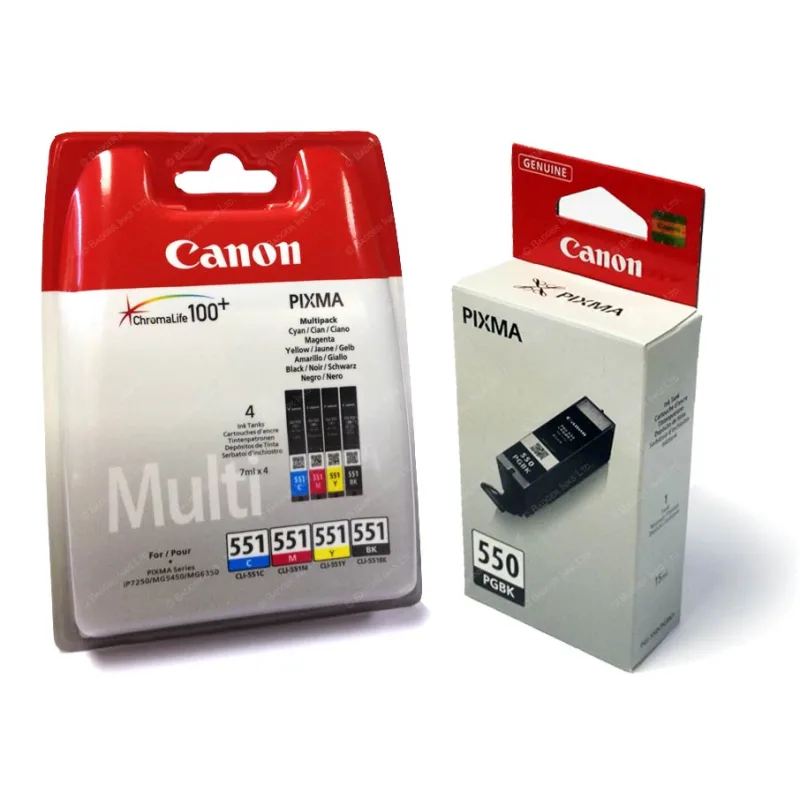 Canon PGI-550 + CLI-551 C/ M/ Y/ BK/ GY Multi pack 6496B005