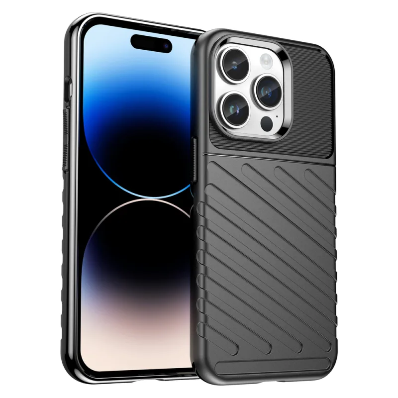 Pancierové puzdro Thunder Case iPhone 14 Pro Max čierne