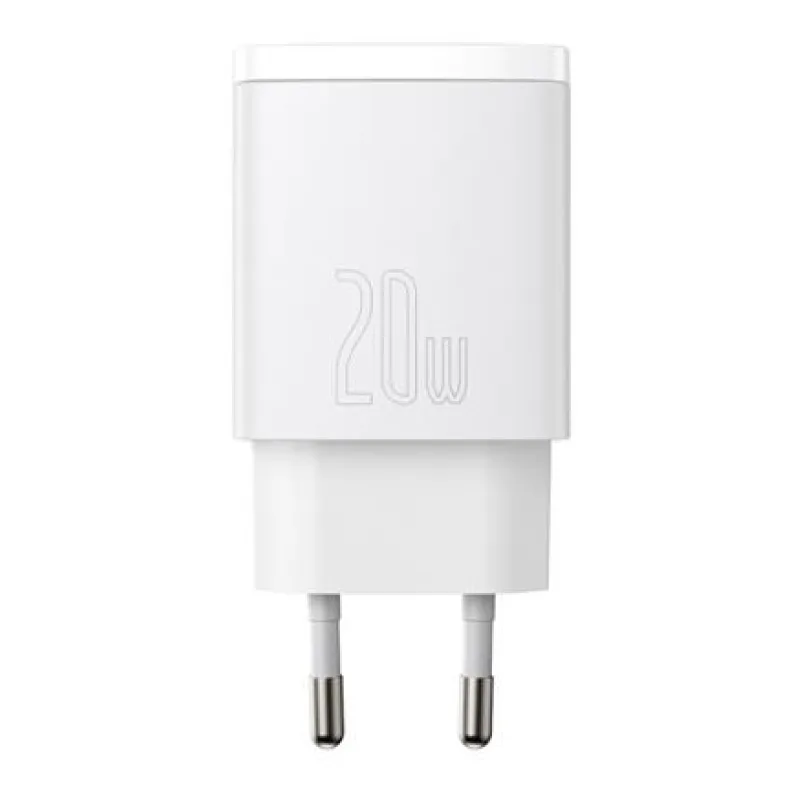Baseus CCXJ-B02 Compact Quick Nabíjačka USB/ USB-C 20W White 6953156207240
